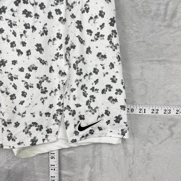 Nike Dri-FIT White Floral Skort Women’s Size XL Built-In Shorts Tennis Golf Gym - Picture 5 of 9